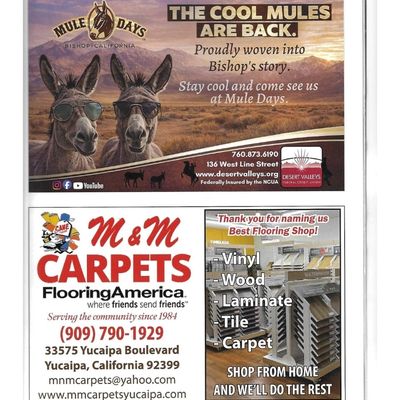 Mule Days M&M Carpets Flooring America Ad